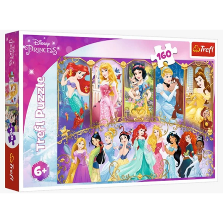 Puzzle Trefl : Portrait de Princesse Disney - 160 Pièces