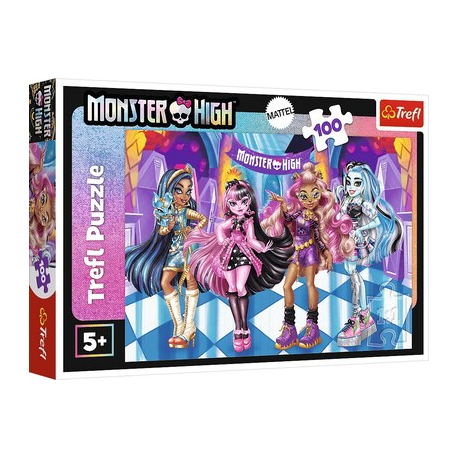 Puzzle Trefl : Monster High : Terribles amis - 100 Pièces