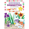 Livre Gommettes - Grosses Gommettes pour petites mains - Comptines