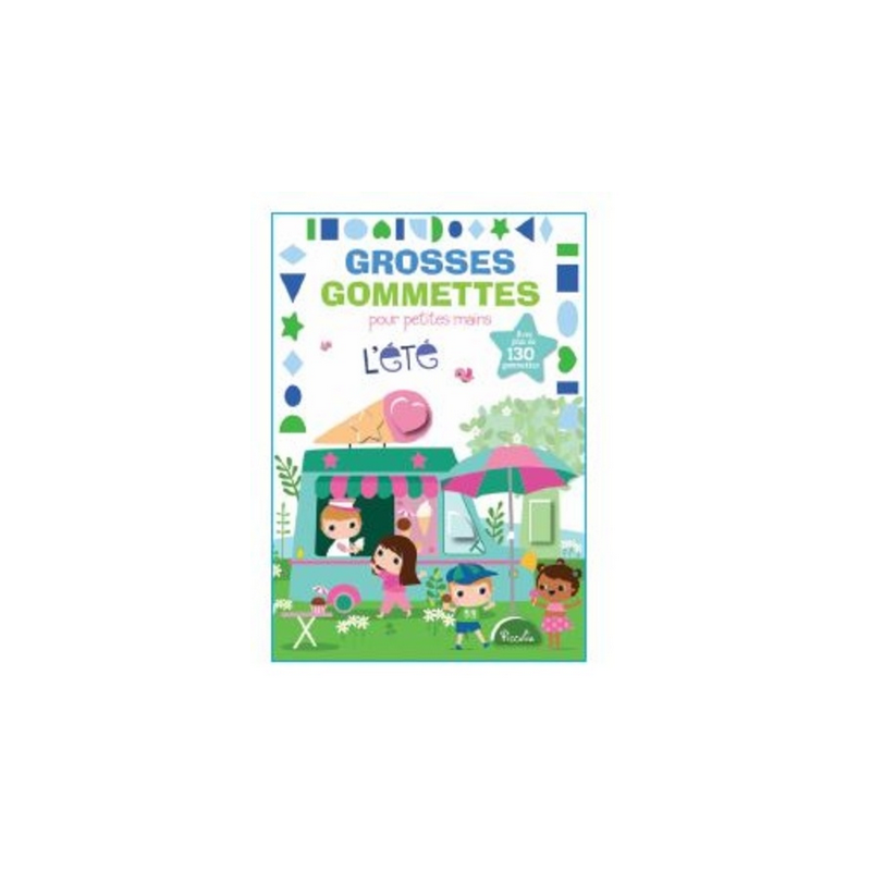 Livre Gommettes - Grosses Gommettes pour petites mains - L'été Livre Gommettes - Grosses Gommettes pour petites mains - L'été
