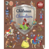 Livre Gommettes avec 400 autocollants - Châteaux et Chevaliers