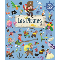 Livre Gommettes avec 400 autocollants - Les Pirates