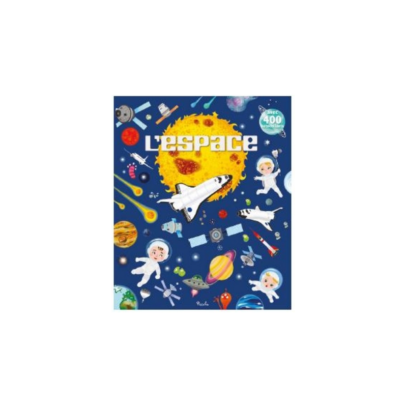 Livre Gommettes avec 400 autocollants - L'espace