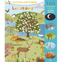 Livre Autocollants Infos - Les Saisons