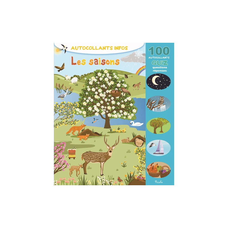 Livre Autocollants Infos - Les Saisons Livre Autocollants Infos - Les Saisons