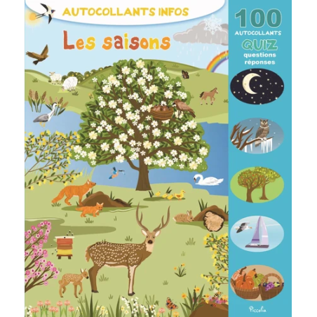 Livre Autocollants Infos - Les Saisons