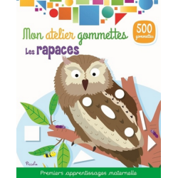 Livre Gommettes - Mon Atelier Gommettes : Les Rapace
