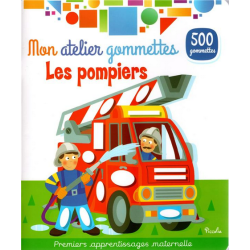 Livre Gommettes - Mon Atelier Gommettes : Les pompiers