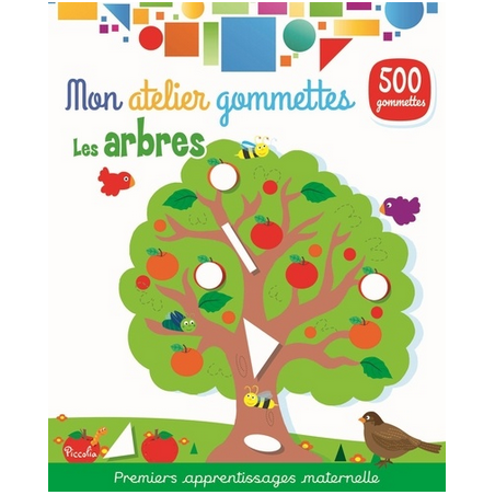 Livre Gommettes - Mon Atelier Gommettes : Les Arbres