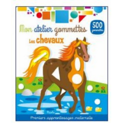 Livre Gommettes - Mon Atelier Gommettes : Les Chevaux