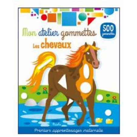 Livre Gommettes - Mon Atelier Gommettes : Les Chevaux