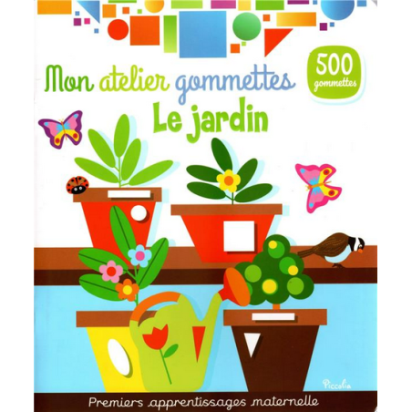 Livre Gommettes - Mon Atelier Gommettes : Le Jardin