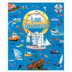 Livre Gommettes avec 400 autocollants - Les Bateaux