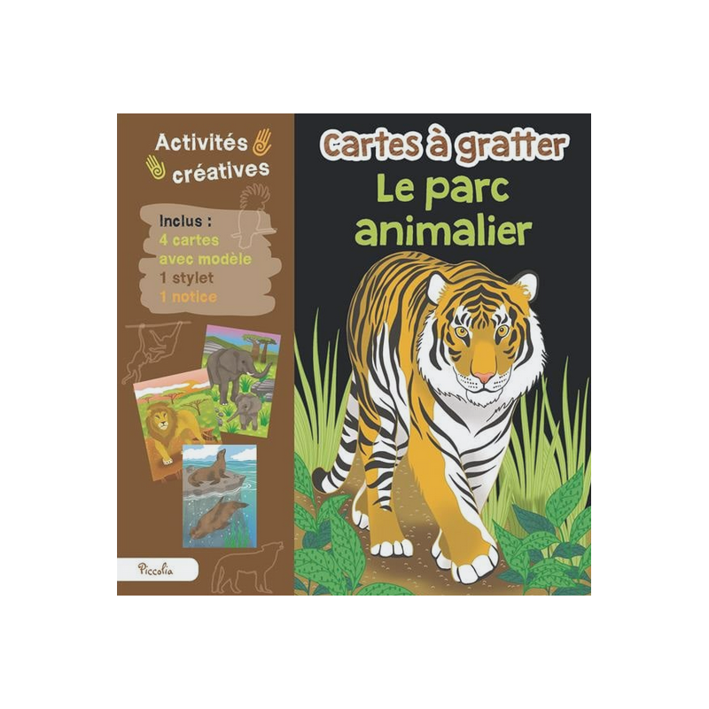 Cartes à gratter : Le Parc Animalier Cartes à gratter : Le Parc Animalier