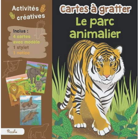 Cartes à gratter : Le Parc Animalier