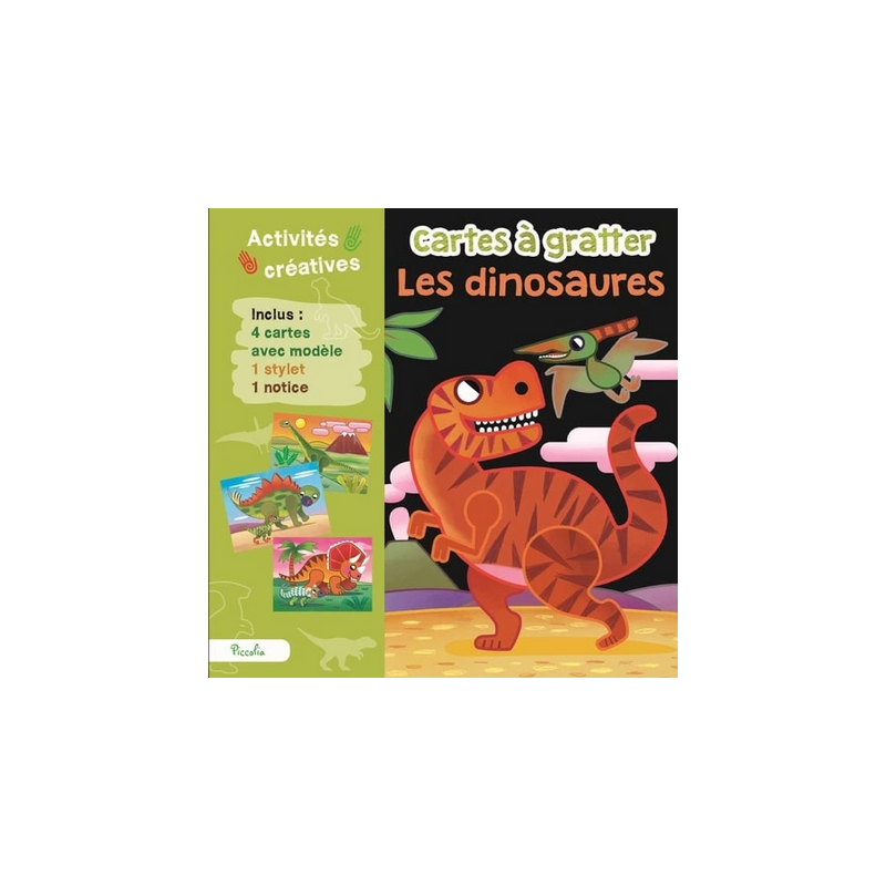 Cartes à gratter : Les Dinosaures Cartes à gratter : Les Dinosaures