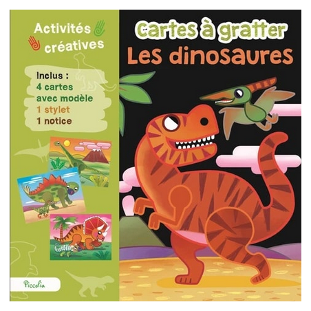 Cartes à gratter : Les Dinosaures