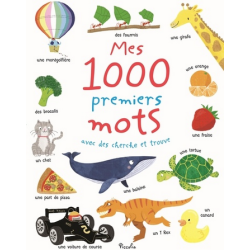 Livre éducatif : Mes 1000 premiers mots avec des cherche et trouve
