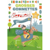 Livre Gommettes - Grosses Gommettes pour petites mains - Les Chevaliers
