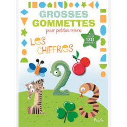 Livre Gommettes - Grosses Gommettes pour petites mains - Les Chiffres