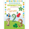 Livre Gommettes - Grosses Gommettes pour petites mains - Les Chiffres