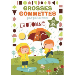 Livre Gommettes - Grosses Gommettes pour petites mains - L'Automne