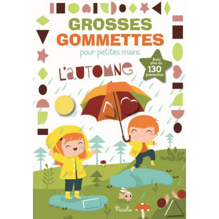 Livre Gommettes - Grosses Gommettes pour petites mains - L'Automne