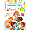 Livre Gommettes - Grosses Gommettes pour petites mains - A la Maternelle