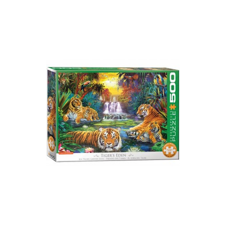 Puzzle Eurographics XXL : Tiger's Eden - 500 Pièces
