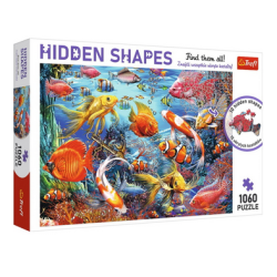 Puzzle Hidden Shapes - Vie sous-marine - 1060 Pièces