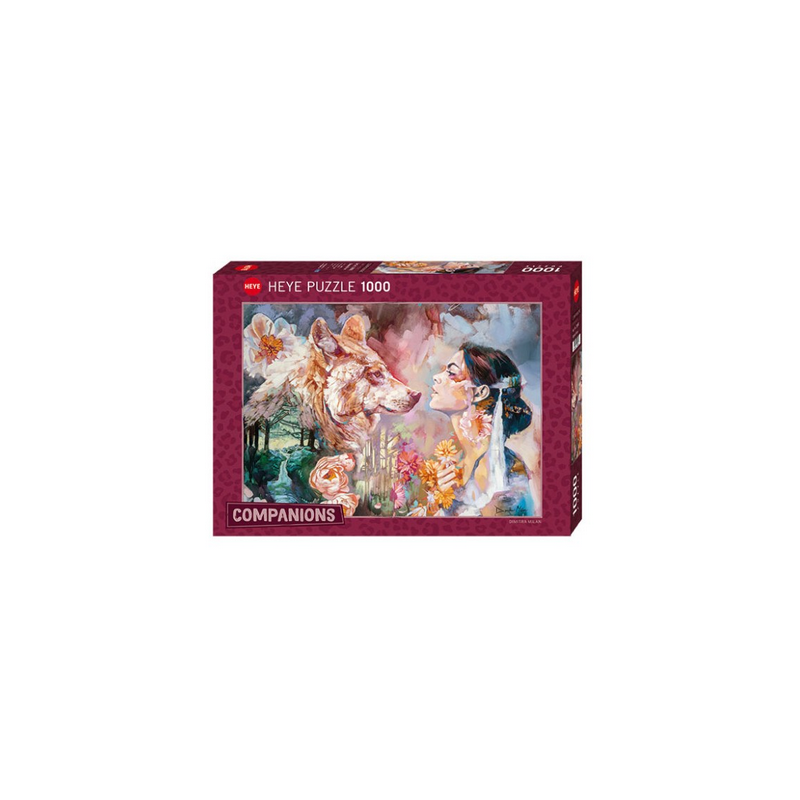 Puzzle Heye : Dimitra Milan - Companions - Rivière partagée - 1000 Pièces Puzzle Heye : Dimitra Milan - Companions - Rivière partagée - 1000 Pièces