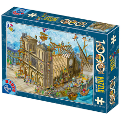 Puzzle : Cartoon Notre-Dame - 1000 Pièces