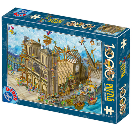 Puzzle : Cartoon Notre-Dame - 1000 Pièces