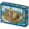 Puzzle : Cartoon Notre-Dame - 1000 Pièces