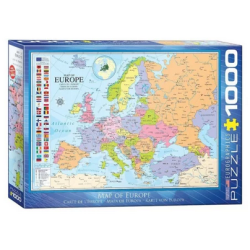 Puzzle Eurographics : Carte de l'Europe - 1000 Pièces