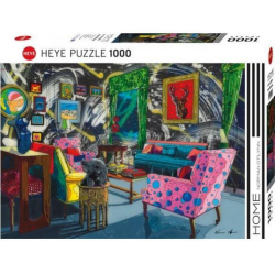 Puzzle : Home Room with Deer - 1000 Pièces