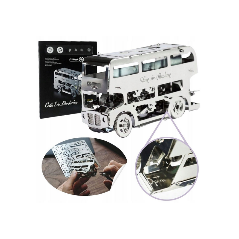 Puzzle TimeForMachine : Cute Double-decker - 79 Pièces Puzzle TimeForMachine : Cute Double-decker - 79 Pièces