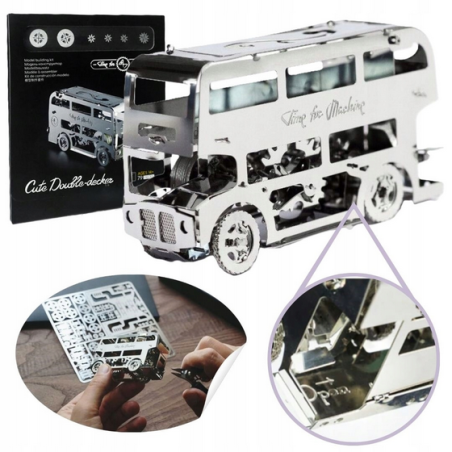 Puzzle TimeForMachine : Cute Double-decker - 79 Pièces