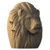 Puzzle-Sculpture 3D en carton : Lion - 118 Pièces