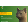 Puzzle-Sculpture 3D en carton : Chat - 118 Pièces