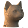 Puzzle-Sculpture 3D en carton : Chat - 118 Pièces