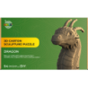 Puzzle-Sculpture 3D en carton : Dragon - 94 Pièces