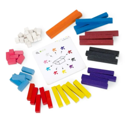 Jeux de société - Tiges de comptage en bois - 56 pièces