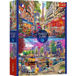 Puzzle : Capitales Européennes - 2 x 500 Pièces