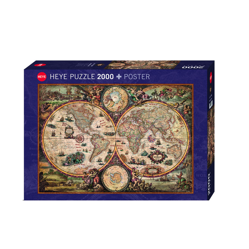 Puzzle : Vintage World - 2000 Pièces Puzzle : Vintage World - 2000 Pièces