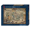 Puzzle : Map Art Pirate World de Rajko Zigic - 2000 Pièces