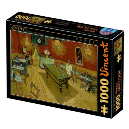 Puzzle : Le café de la nuit - Vincent Van Gogh - 1000 Pièces