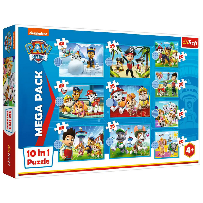 Puzzle : Pat' Patrouille - 10 Puzzles - 48, 32 et 20 pièces Puzzle : Pat' Patrouille - 10 Puzzles - 48, 32 et 20 pièces