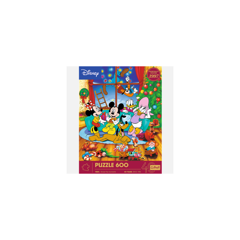 Puzzle 40th Anniversary Collection Disney : Mickey et ses amis à Noël - 600 pièces Puzzle 40th Anniversary Collection Disney : Mickey et ses amis à Noël - 600 pièces