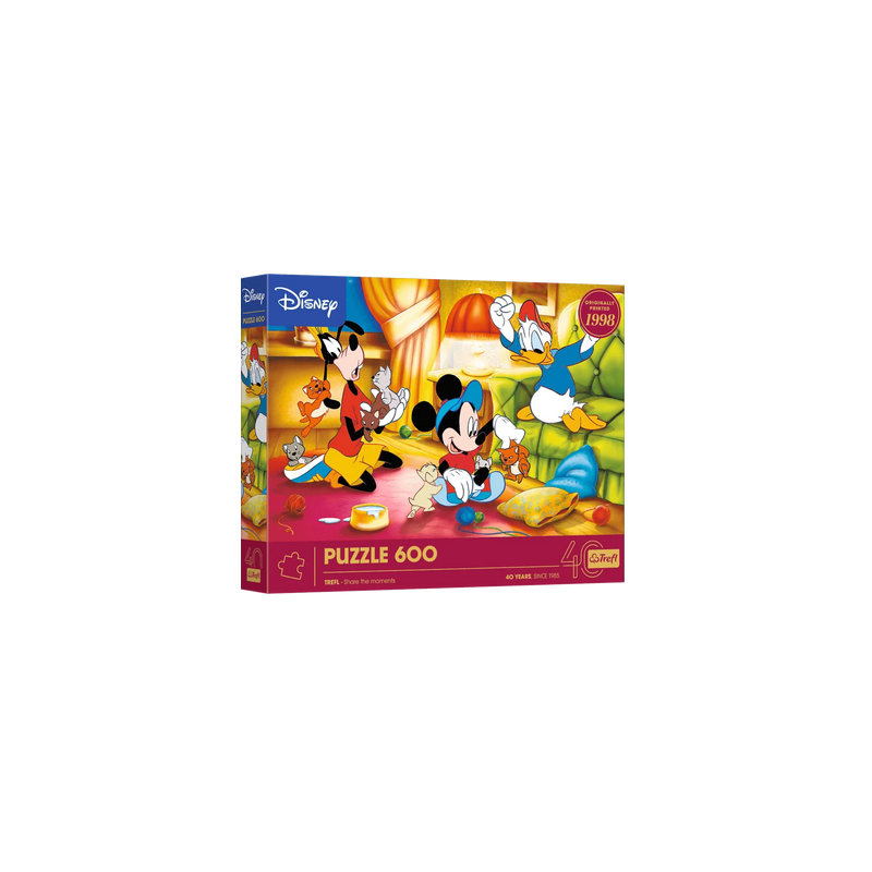 Puzzle 40th Anniversary Collection Disney : Mickey et ses amis - 600 pièces Puzzle 40th Anniversary Collection Disney : Mickey et ses amis - 600 pièces